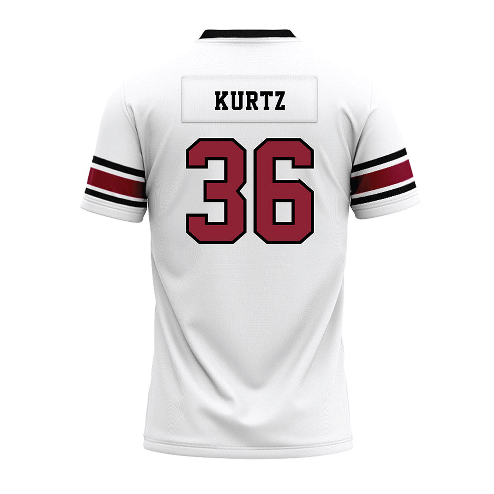 South Carolina - NCAA Football : Landon Kurtz - White Premium Football Jersey-1