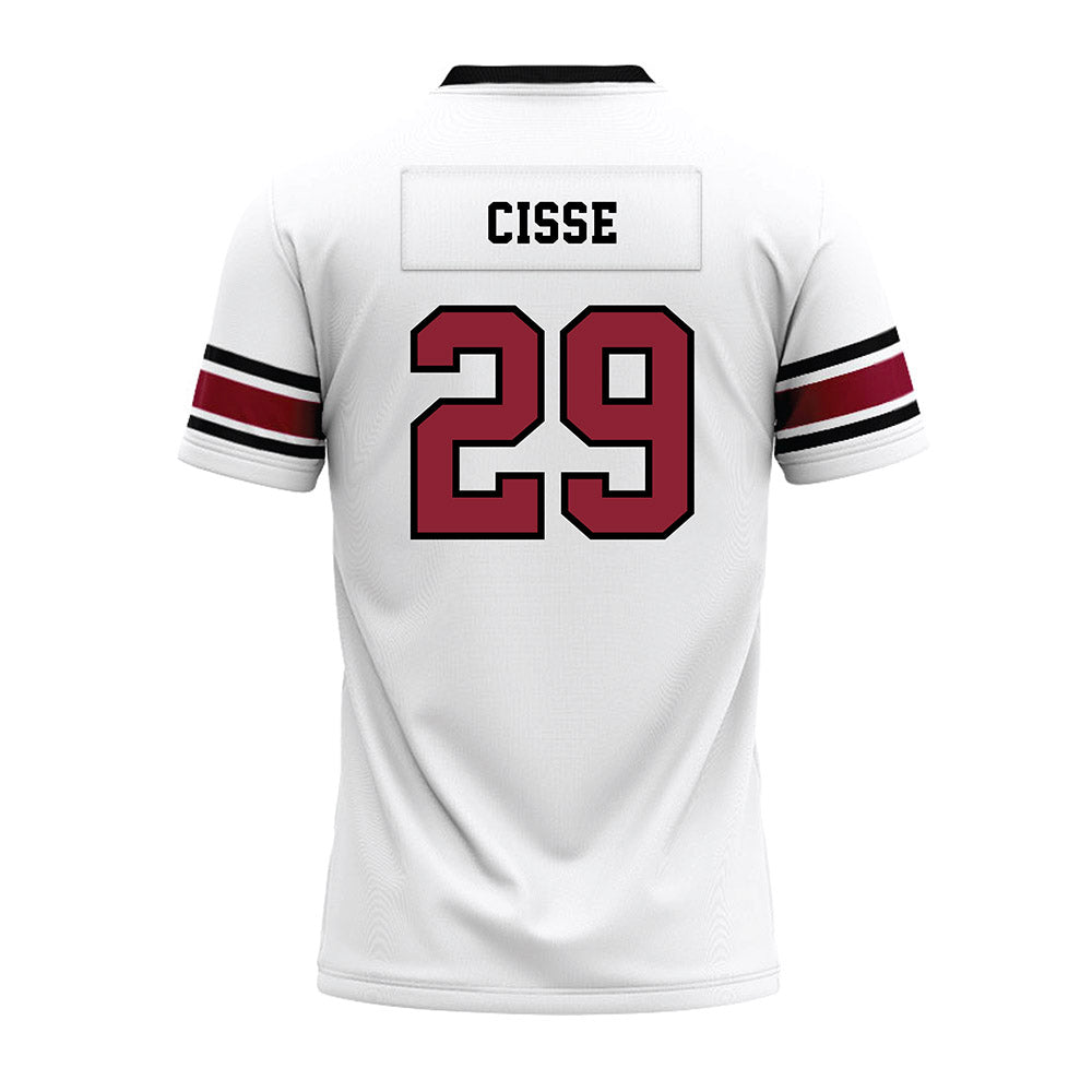 South Carolina - NCAA Football : Cedric Cisse - White Premium Football Jersey-1
