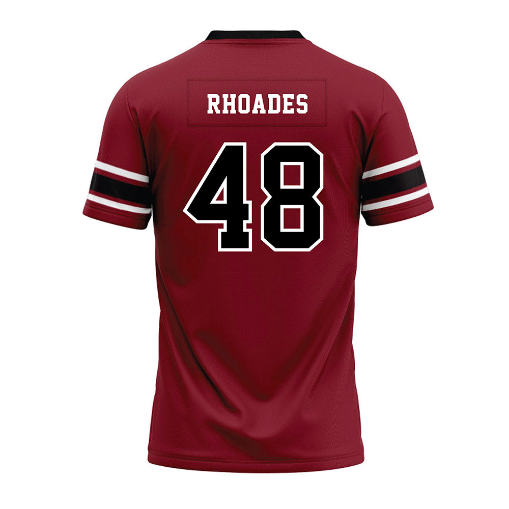 South Carolina - NCAA Football : Emmet Rhoades - Garnet Premium Football Jersey-1