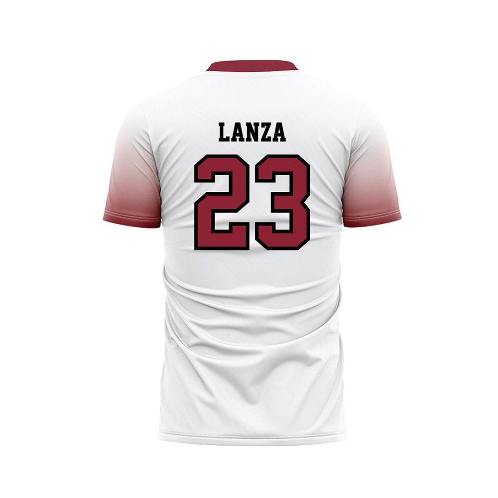 South Carolina - NCAA Men's Soccer : Shawn Lanza - White Soccer Jersey-1