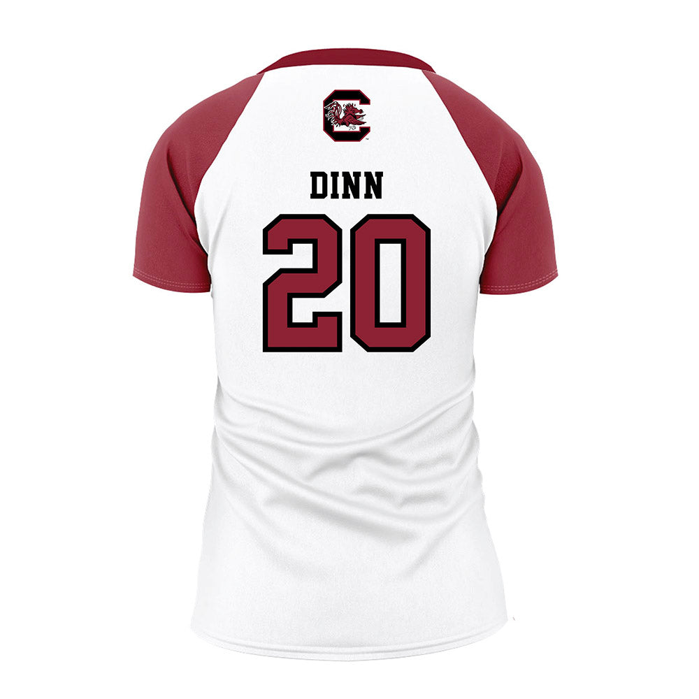 South Carolina - NCAA Women's Volleyball : Kiana Dinn - White Volleyball Jersey-1