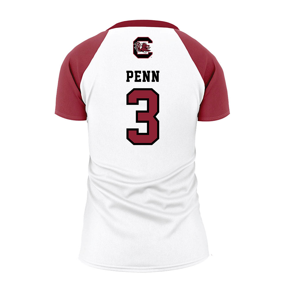 South Carolina - NCAA Women's Volleyball : Maggie Penn - White Volleyball Jersey-1