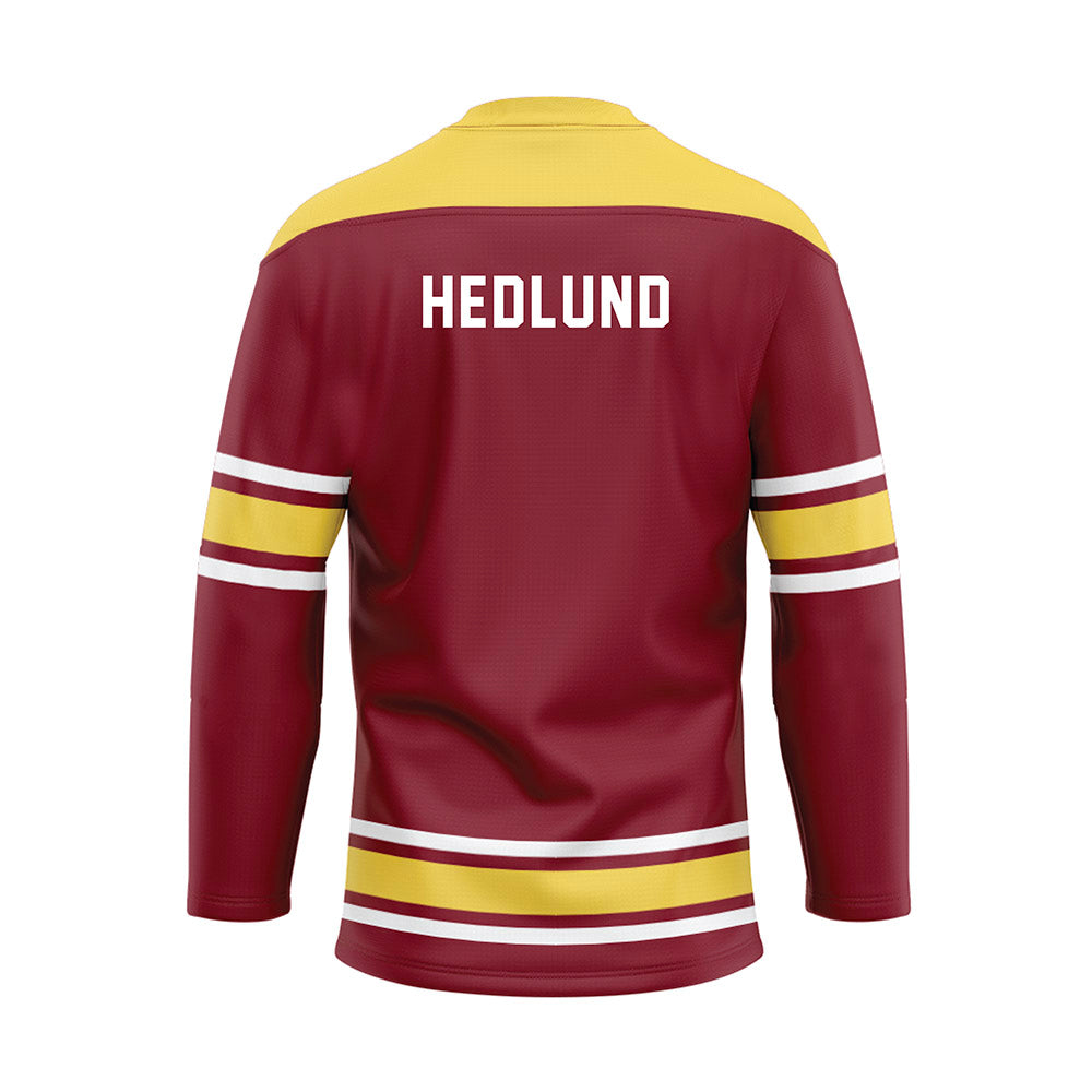 NSU - NCAA Women's Track & Field : Annabelle Hedlund - Maroon Hockey Jersey-1