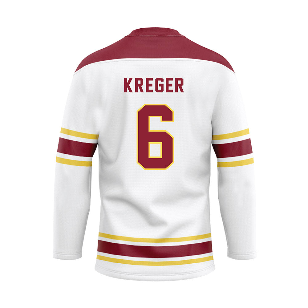 NSU - NCAA Football : Connor Kreger - Hockey Jersey-1