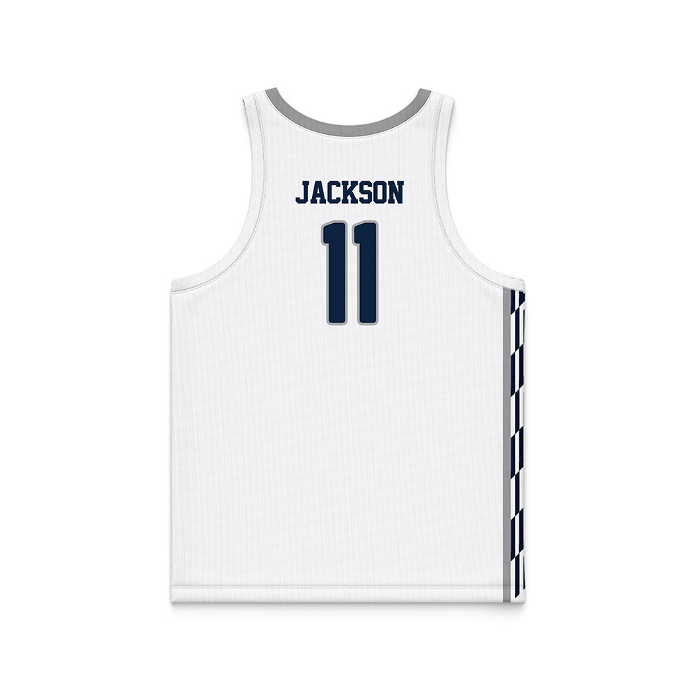 UNF - NCAA Men's Basketball : Kent Jackson - White Basketball Jersey-1