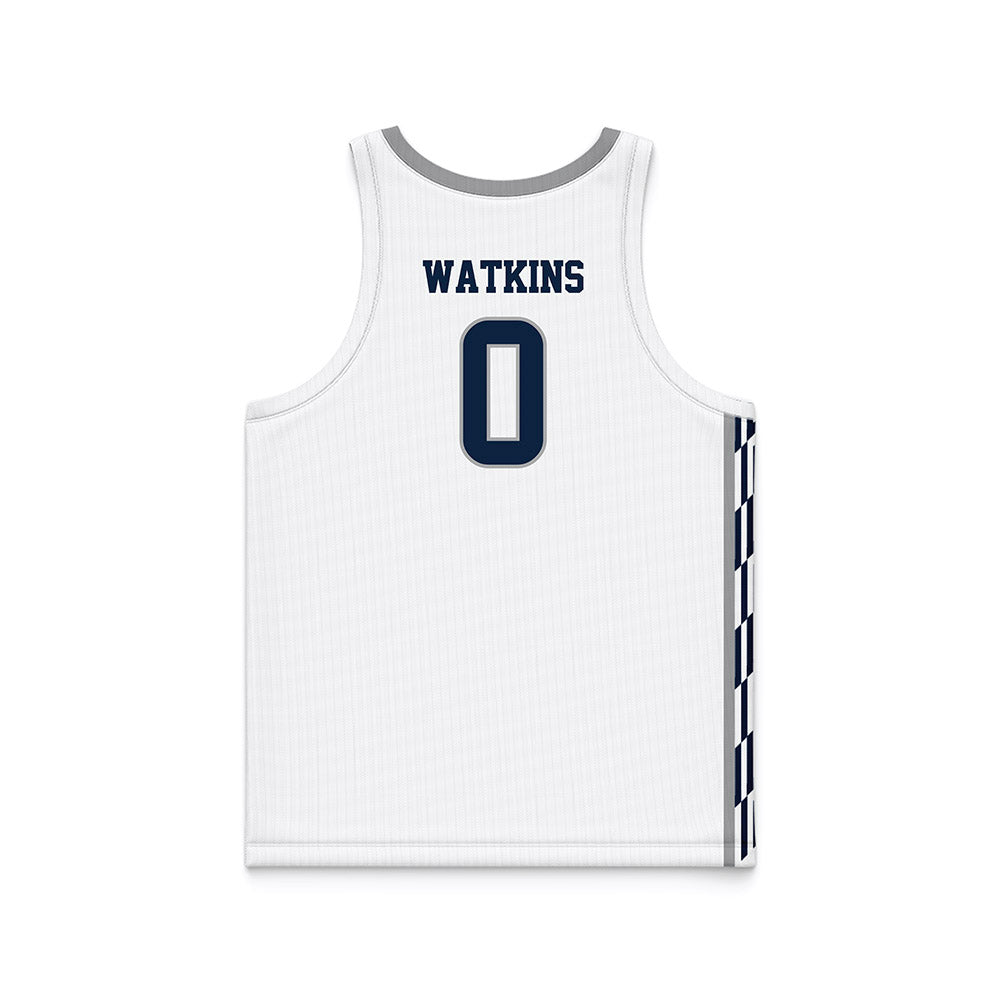 UNF - NCAA Men's Basketball : Mason Watkins - White Basketball Jersey-1