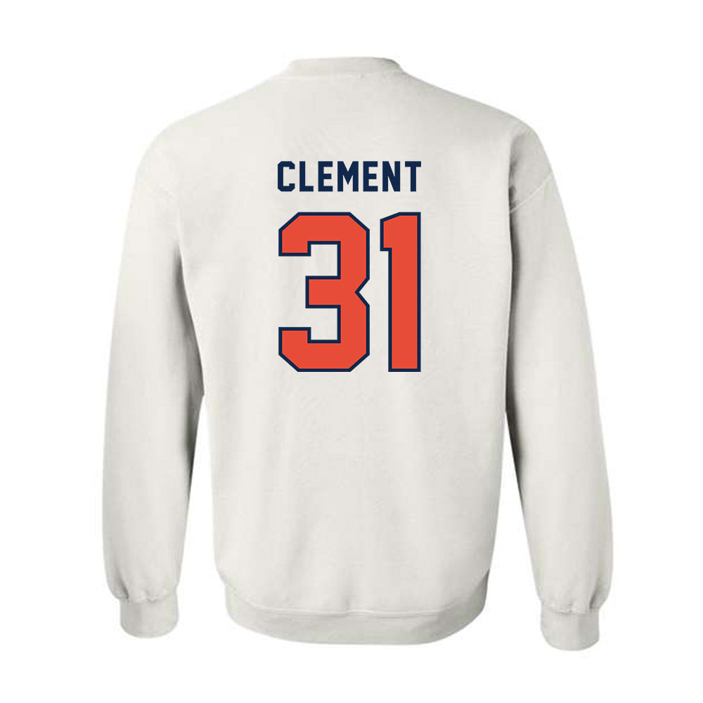 Illinois - NCAA Football : Murphy Clement - Classsic Shersey Crewneck Sweatshirt-1