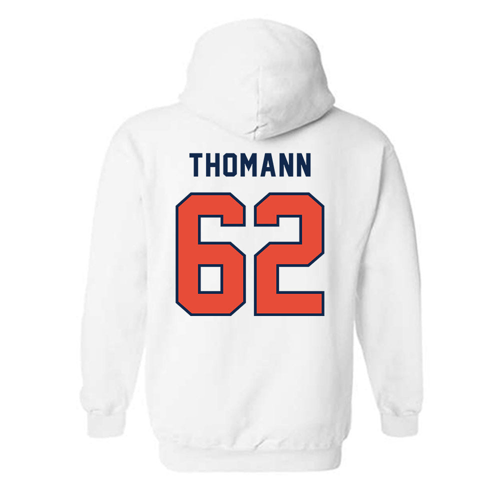 Illinois - NCAA Football : Casey Thomann - Classsic Shersey Hooded Sweatshirt-1