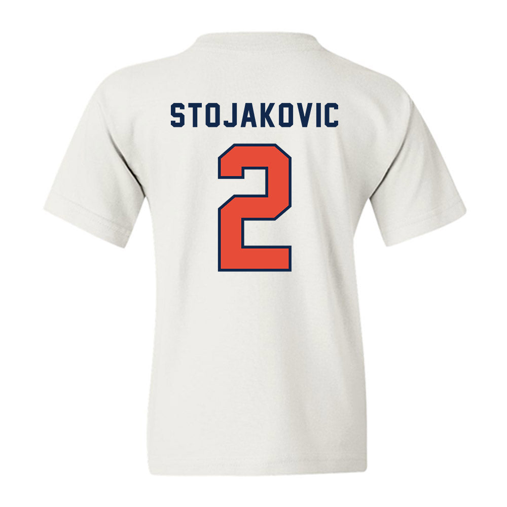 Illinois - NCAA Men's Basketball : Andrej Stojakovic - Classsic Shersey Youth T-Shirt-1