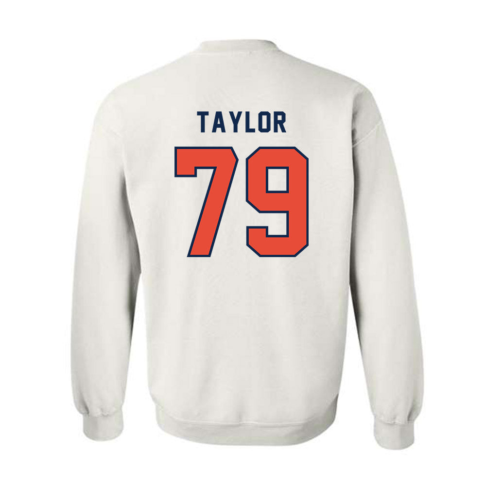Illinois - NCAA Football : TJ Taylor - Classsic Shersey Crewneck Sweatshirt-1