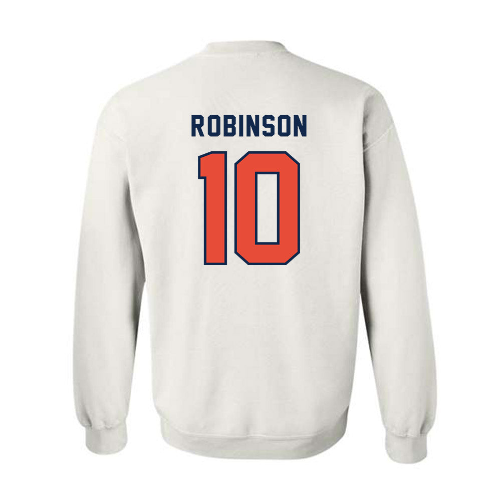 Illinois - NCAA Football : Ty Robinson - Classsic Shersey Crewneck Sweatshirt-1