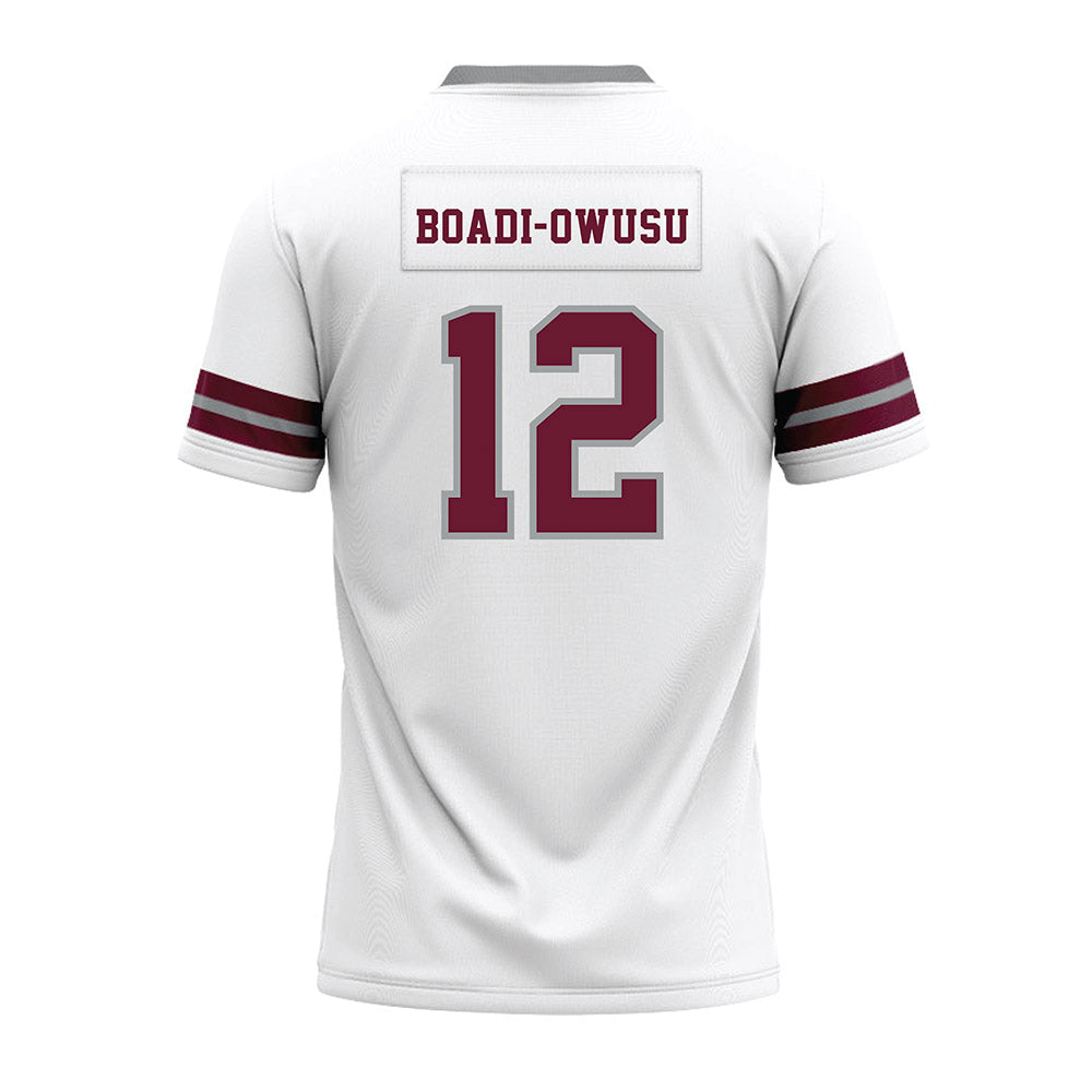 Texas A&M - NCAA Football : Nana Boadi-Owusu - White Premium Football Jersey-1