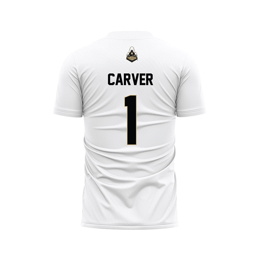 Purdue - NCAA Women's Soccer : Phoebe Carver - White Soccer Jersey-1