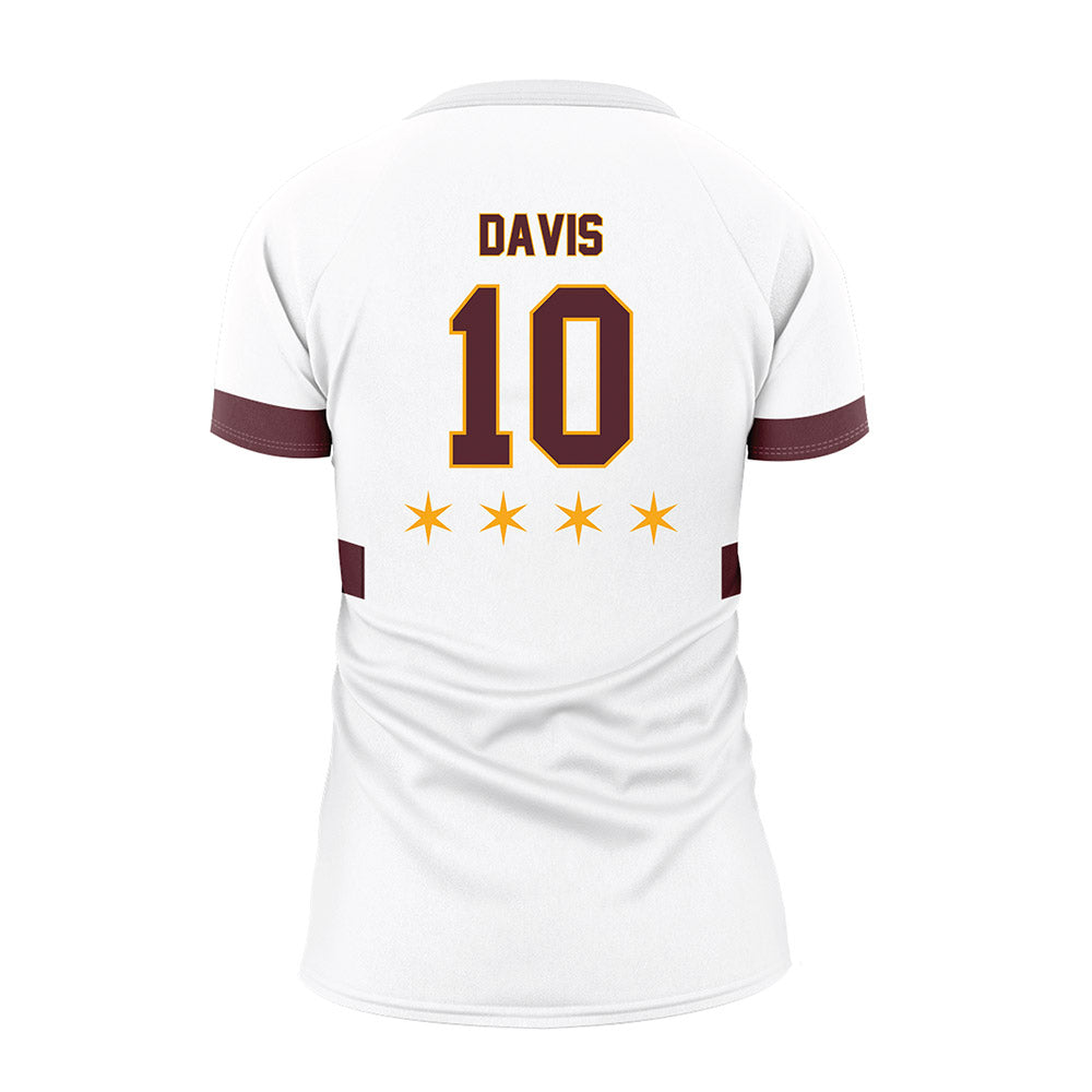 Loyola - NCAA Women's Volleyball : Tenley Davis - 2025 White Volleyball Jersey-1