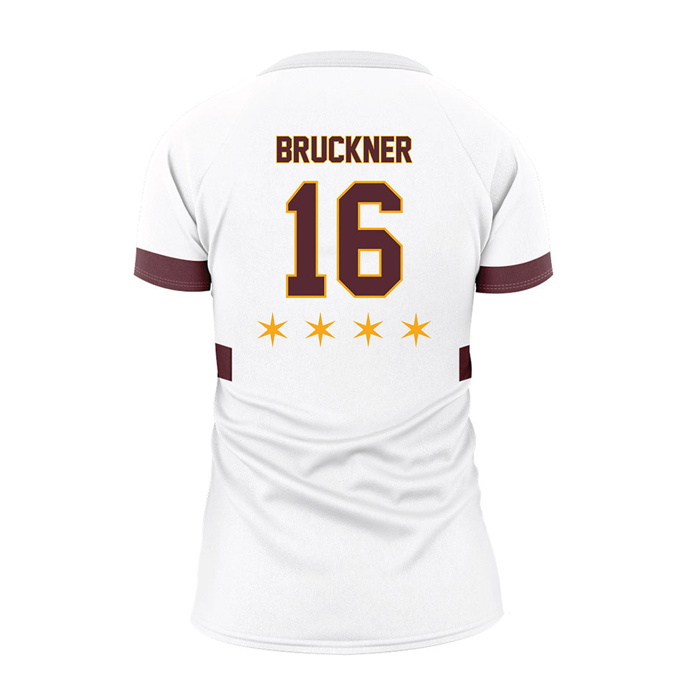 Loyola - NCAA Women's Volleyball : Jordan Bruckner - White Volleyball Jersey-1