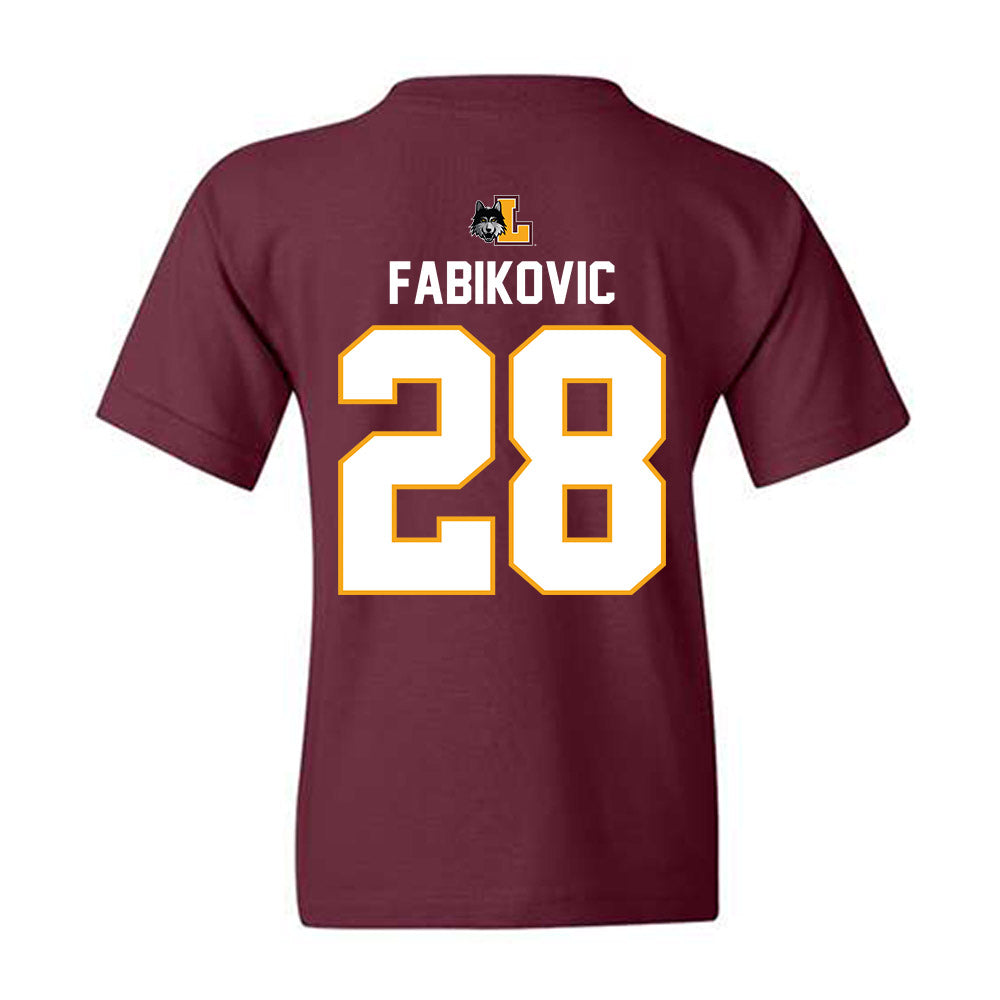 Loyola - NCAA Men's Volleyball : Daniel Fabikovic - Replica Shersey Youth T-Shirt-1