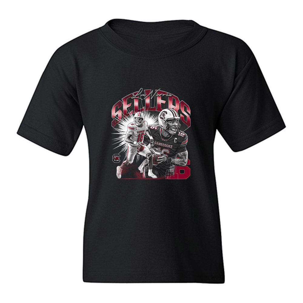 South Carolina - NCAA Football : LaNorris Sellers - Collage Youth T-Shirt-0
