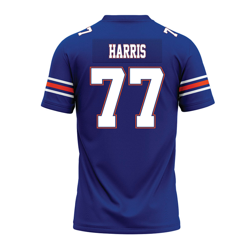 Florida - NCAA Football : Knijeah Harris - Blue Premium Football Jersey-1