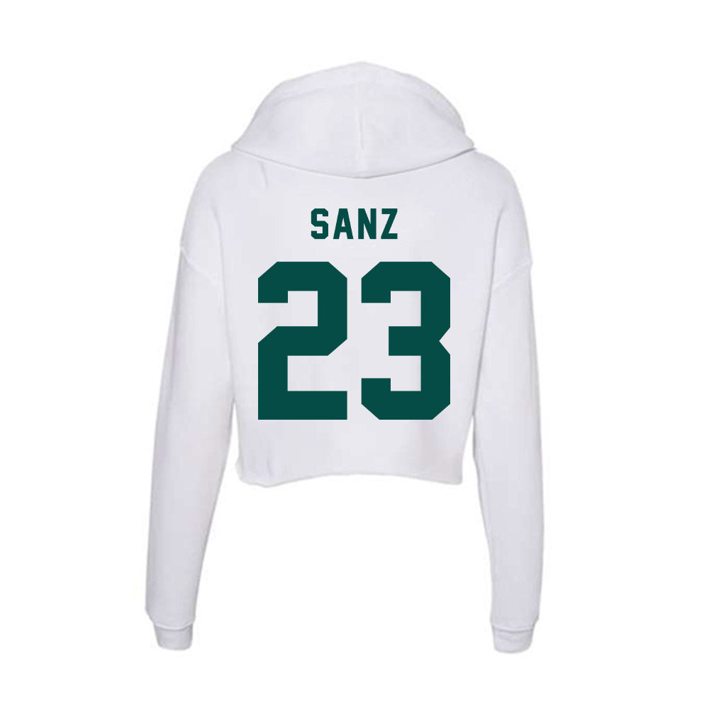 Humboldt State - NCAA Women's Basketball : Riley Sanz - Classic Shersey Women's Crop Fleece Hoodie-1