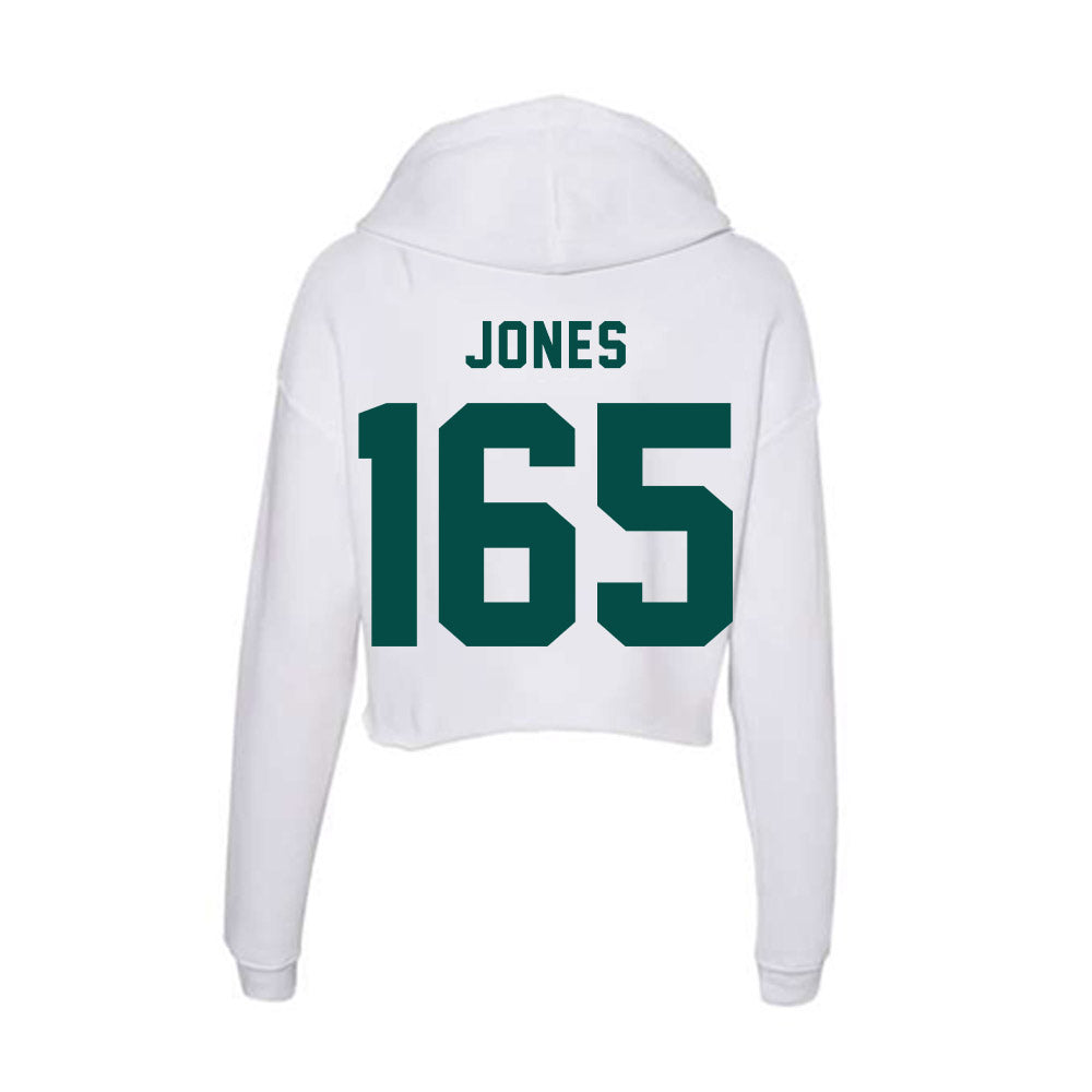Humboldt State - NCAA Wrestling : Travion Jones - Classic Shersey Women's Crop Fleece Hoodie-1