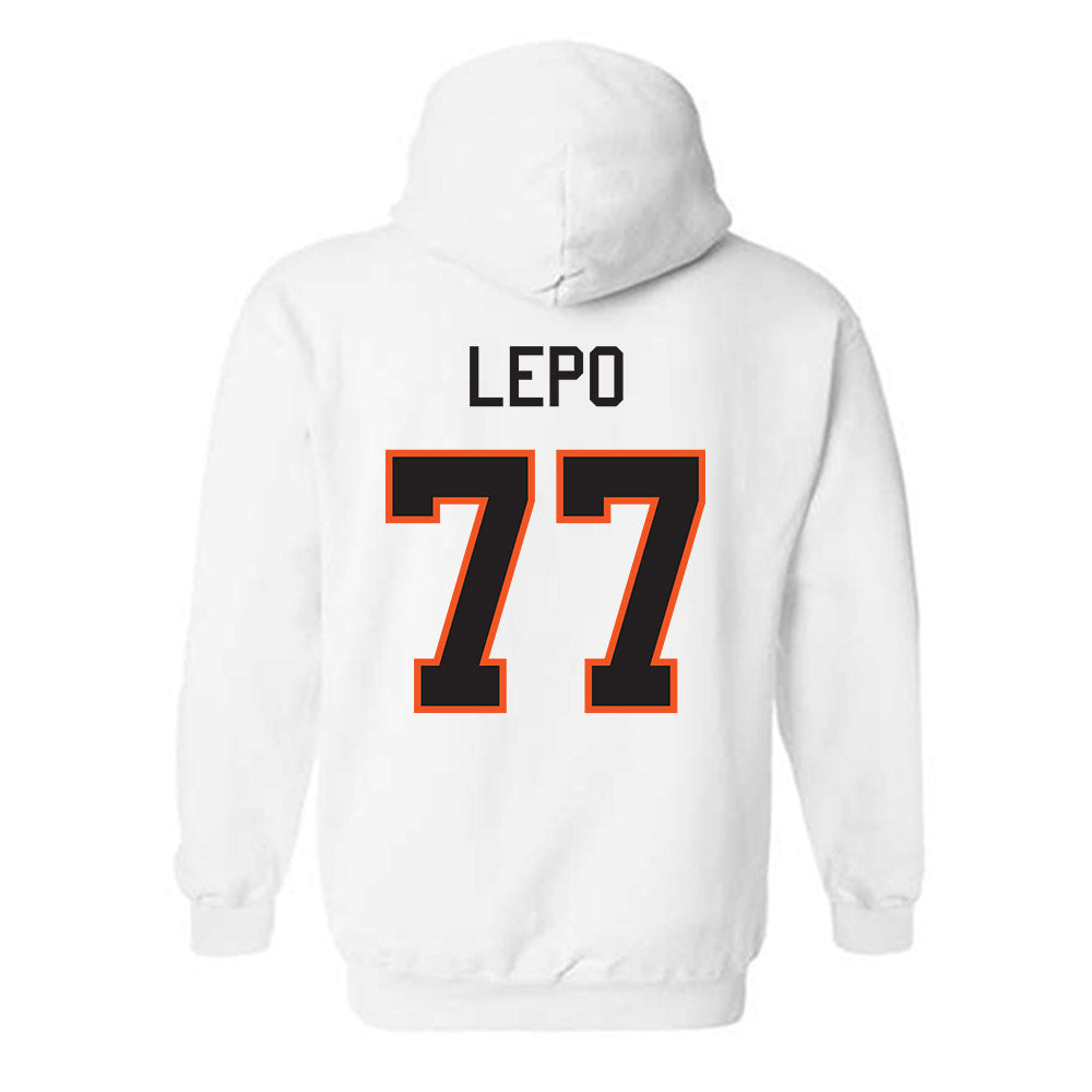 Oklahoma State - NCAA Football : Ashton Lepo - Classic Shersey Hooded Sweatshirt-1