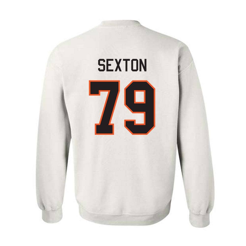 Oklahoma State - NCAA Football : Jacob Sexton - Classic Shersey Crewneck Sweatshirt-1