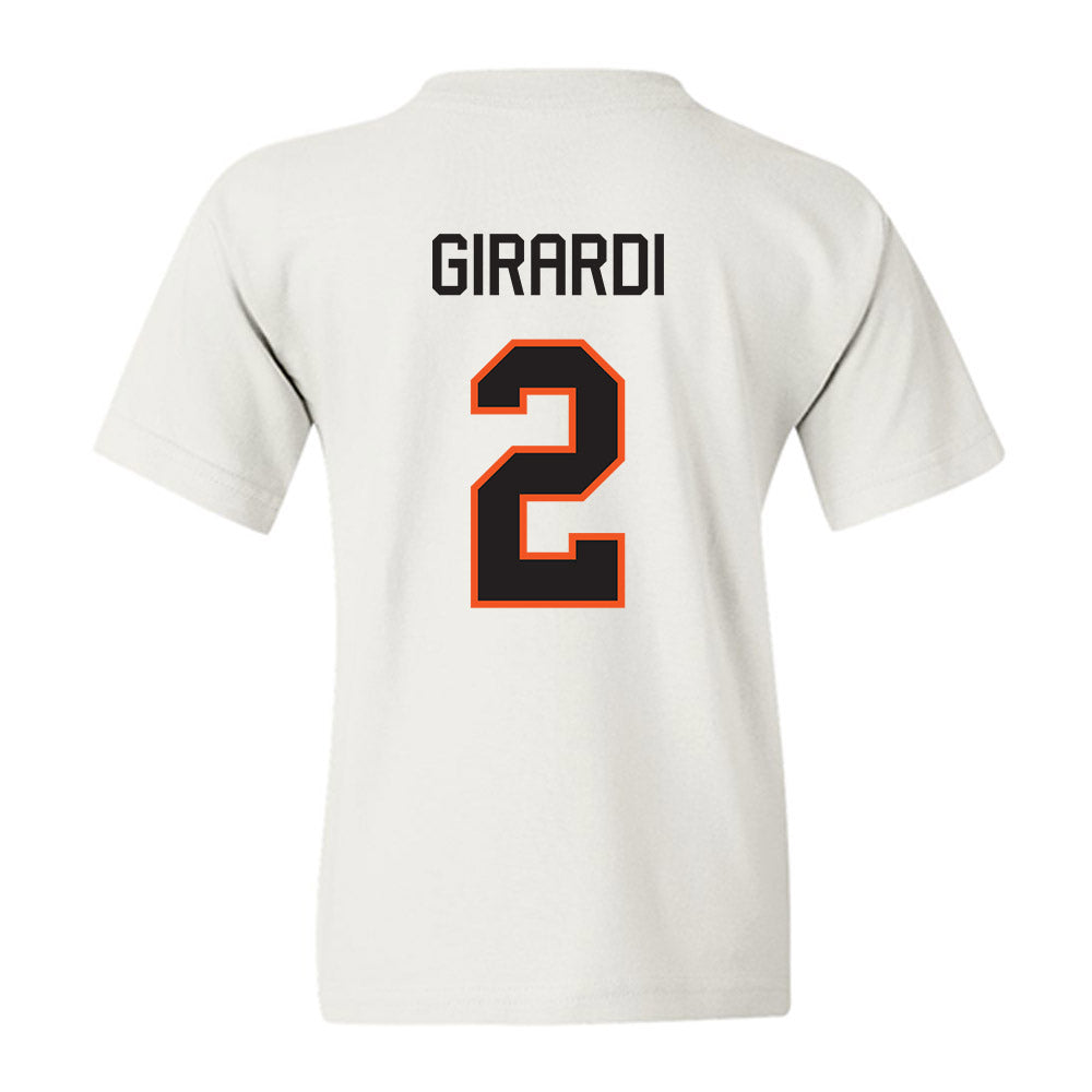 Oklahoma State - NCAA Women's Basketball : Lena Girardi - Classic Shersey Youth T-Shirt-1
