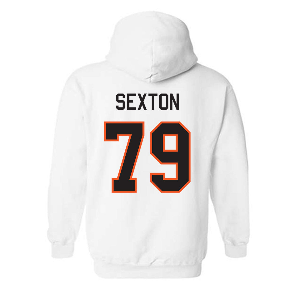 Oklahoma State - NCAA Football : Jacob Sexton - Classic Shersey Hooded Sweatshirt-1