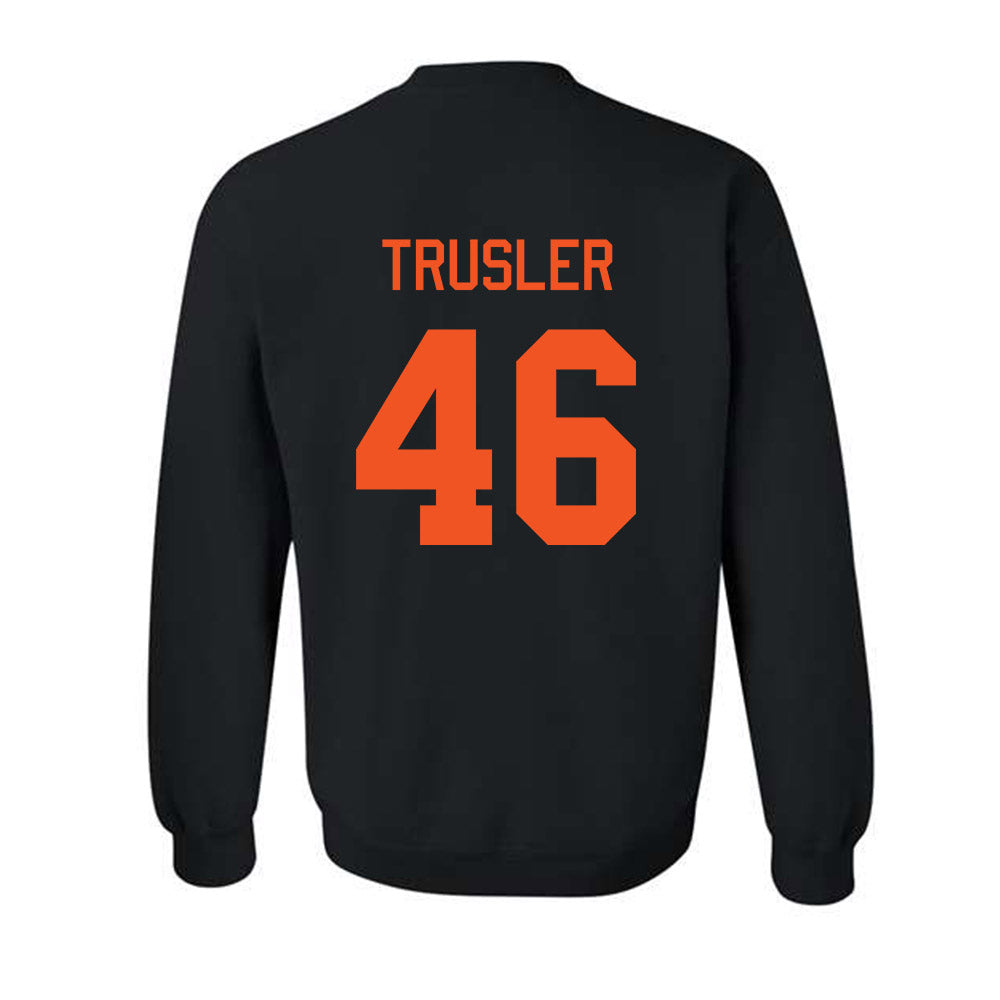 Oklahoma State - NCAA Football : Hunter Trusler - Classic Shersey Crewneck Sweatshirt-1