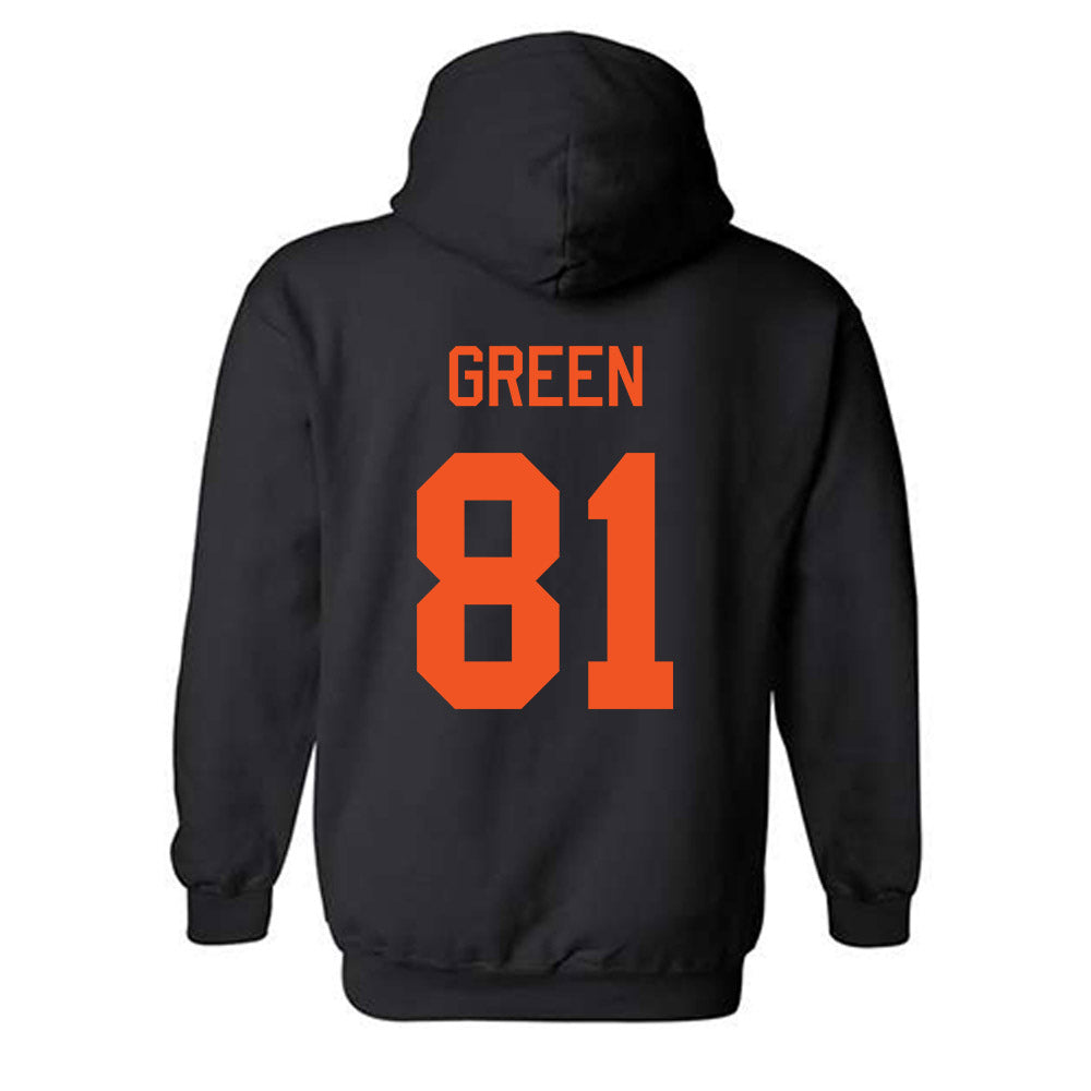 Oklahoma State - NCAA Football : Donovan Green - Classic Shersey Hooded Sweatshirt-1