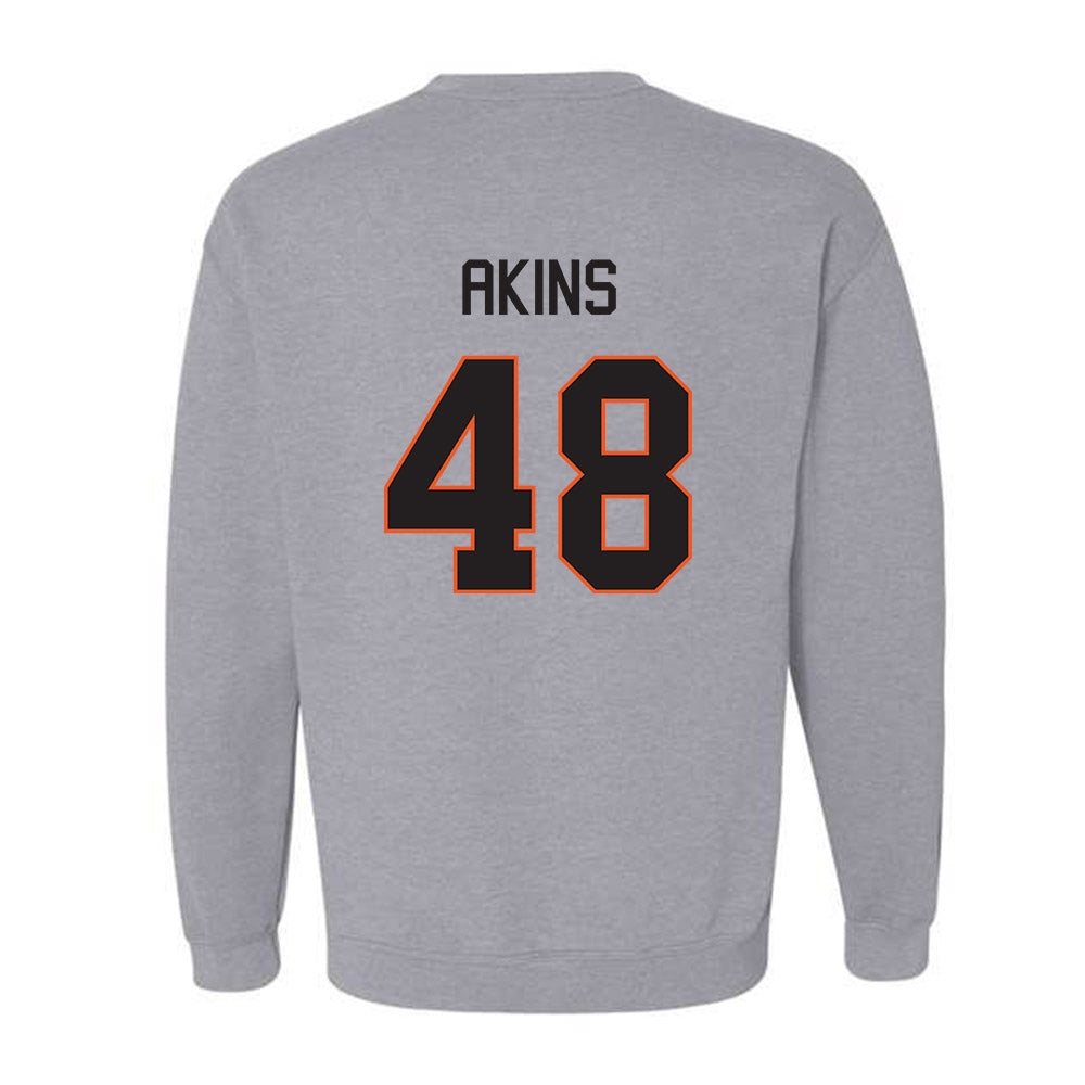 Oklahoma State - NCAA Football : Nolan Akins - Classic Shersey Crewneck Sweatshirt-1