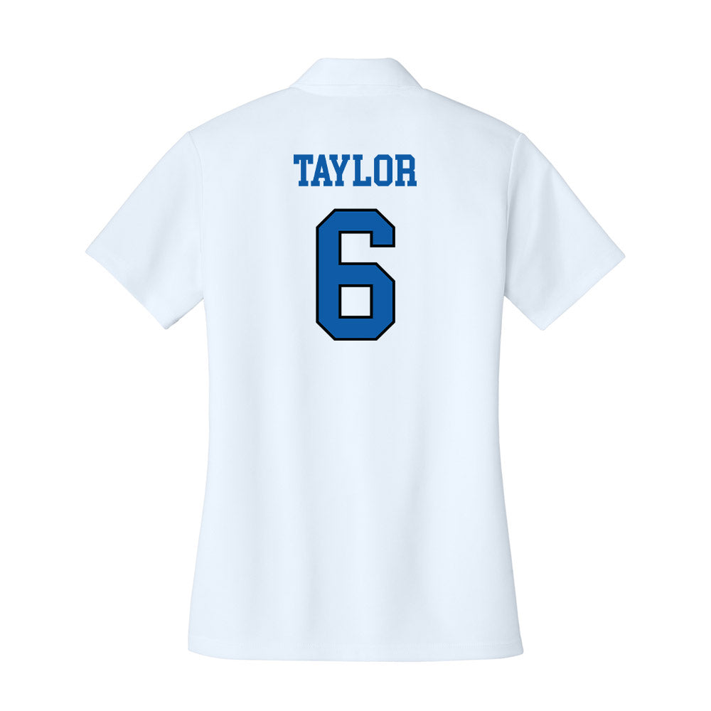 UNC Asheville - NCAA Men's Basketball : Kam Taylor - Women's Activewear Polo Shirt-1
