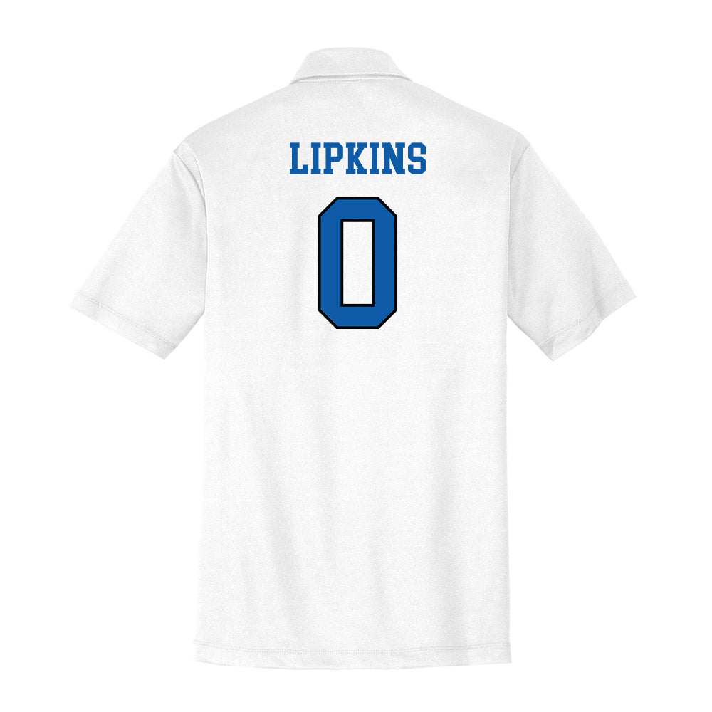 UNC Asheville - NCAA Men's Basketball : JaCorey Lipkins - Activewear Polo Shirt-1