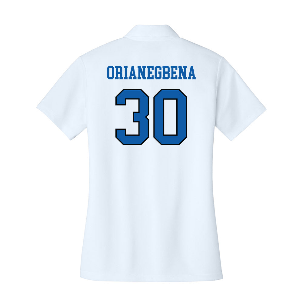 UNC Asheville - NCAA Women's Basketball : Deborah Orianegbena - Women's Activewear Polo Shirt-1