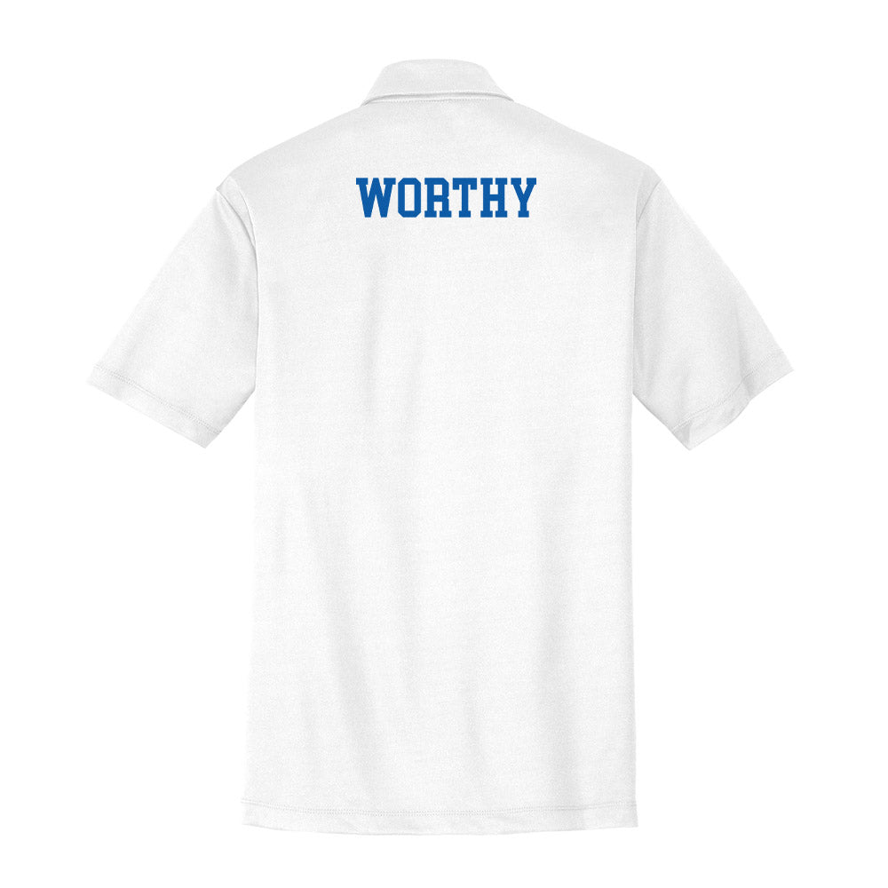 UNC Asheville - NCAA Women's Track & Field : Milaun Worthy - Activewear Polo Shirt-1