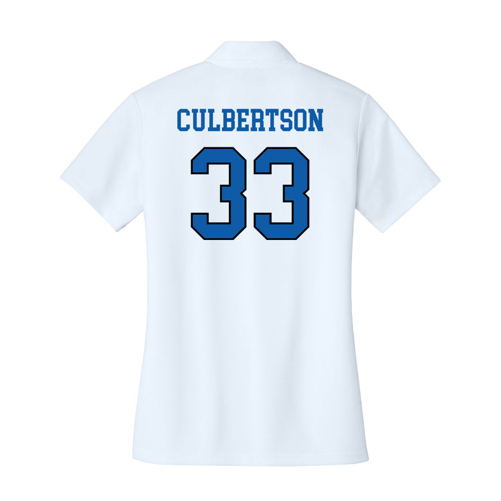 UNC Asheville - NCAA Men's Soccer : Dylan Culbertson - Women's Activewear Polo Shirt-1