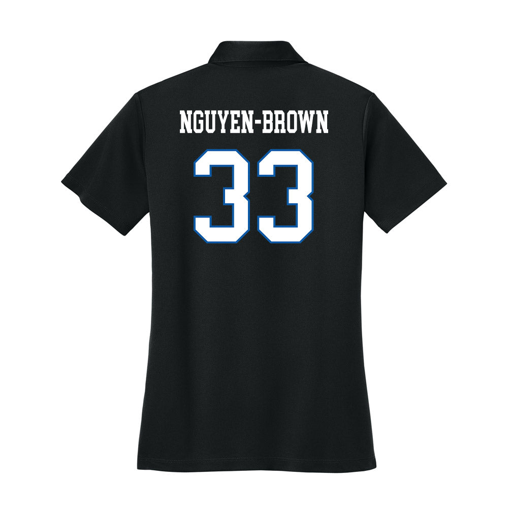 UNC Asheville - NCAA Baseball : Daylinh Nguyen-Brown - Women's Activewear Polo Shirt-1