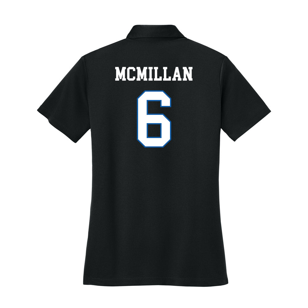 UNC Asheville - NCAA Women's Basketball : Kristen McMillan - Women's Activewear Polo Shirt-1