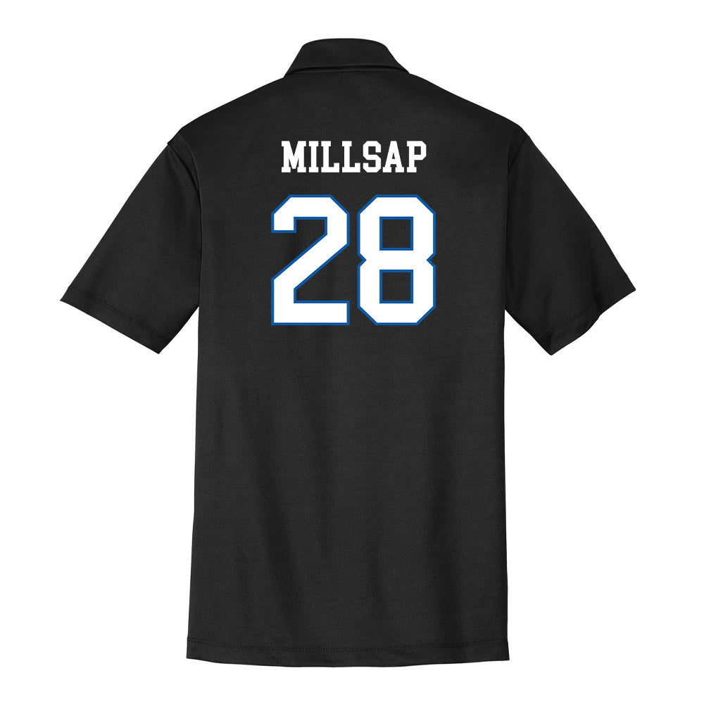 UNC Asheville - NCAA Baseball : Gunner Millsap - Activewear Polo Shirt-1