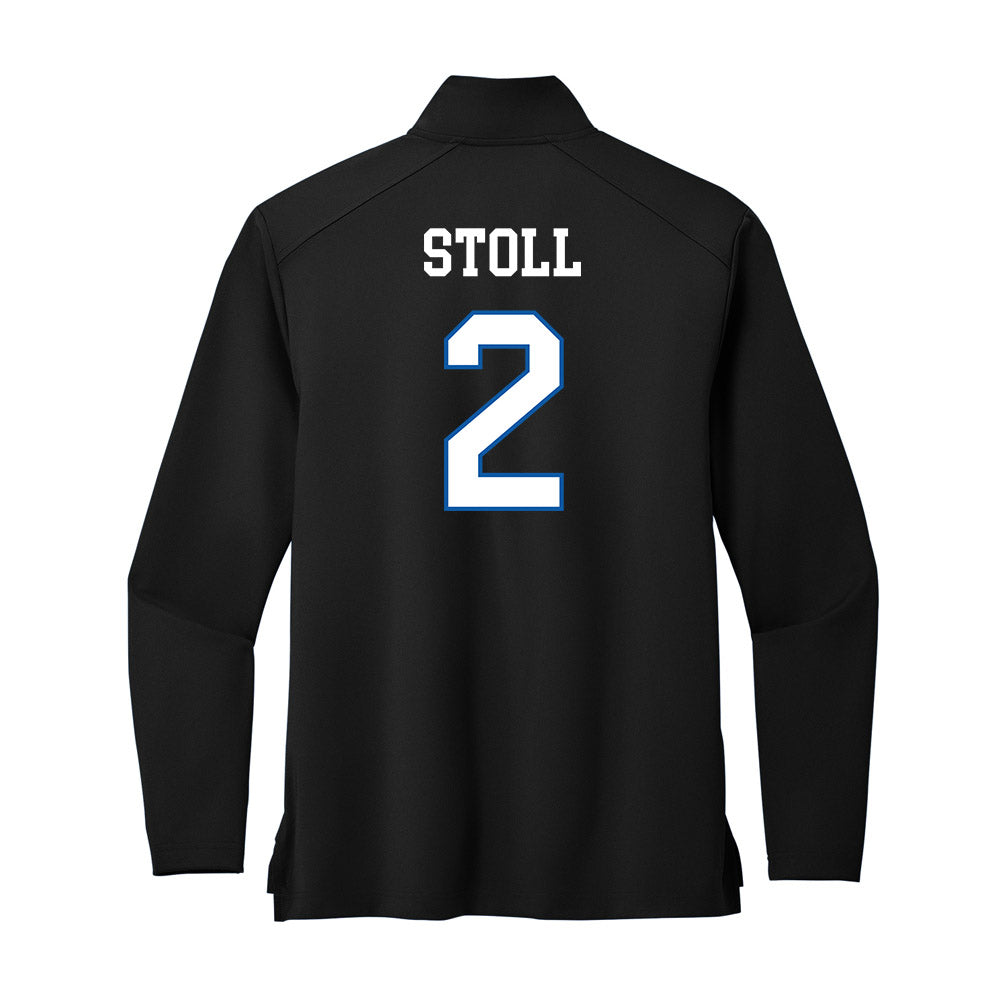 UNC Asheville - NCAA Women's Soccer : Campbell Stoll - Premium Quarter Zip Jacket-1