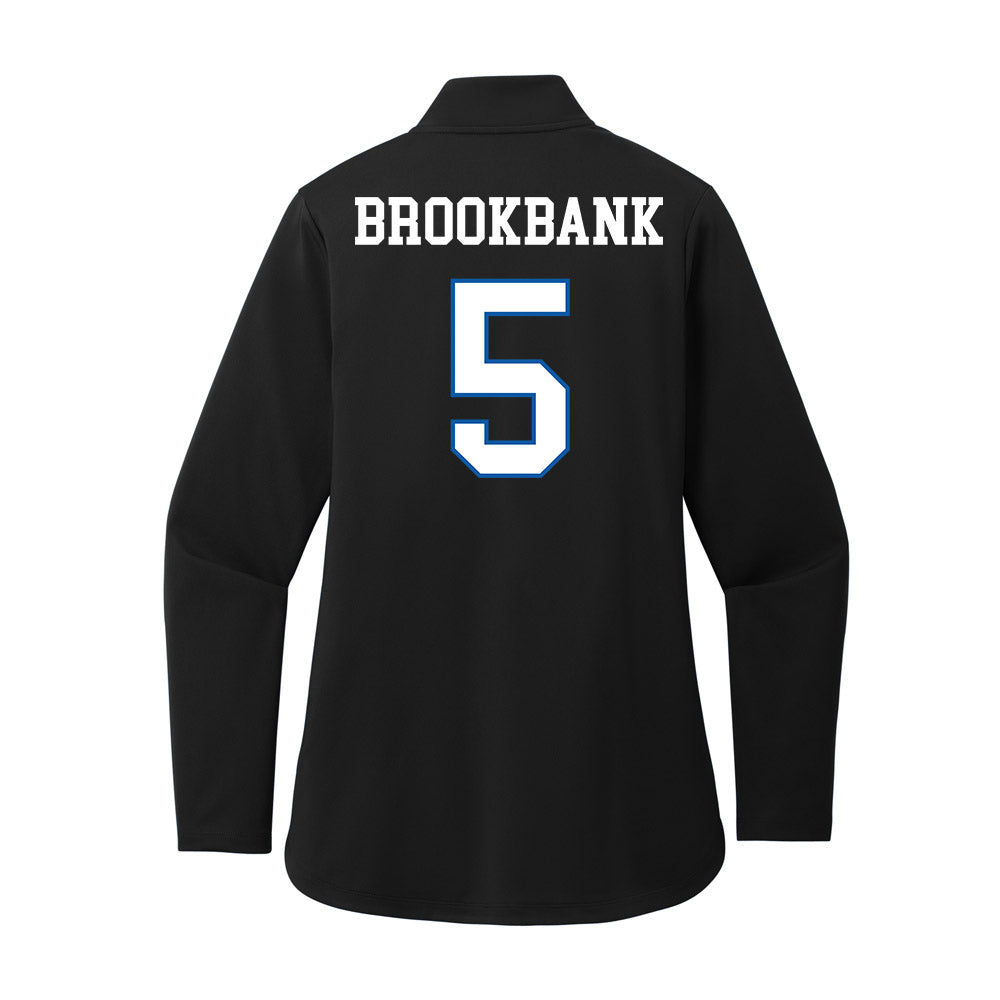 UNC Asheville - NCAA Women's Volleyball : Addie Brookbank - Women's Premium Quarter Zip Jacket-1