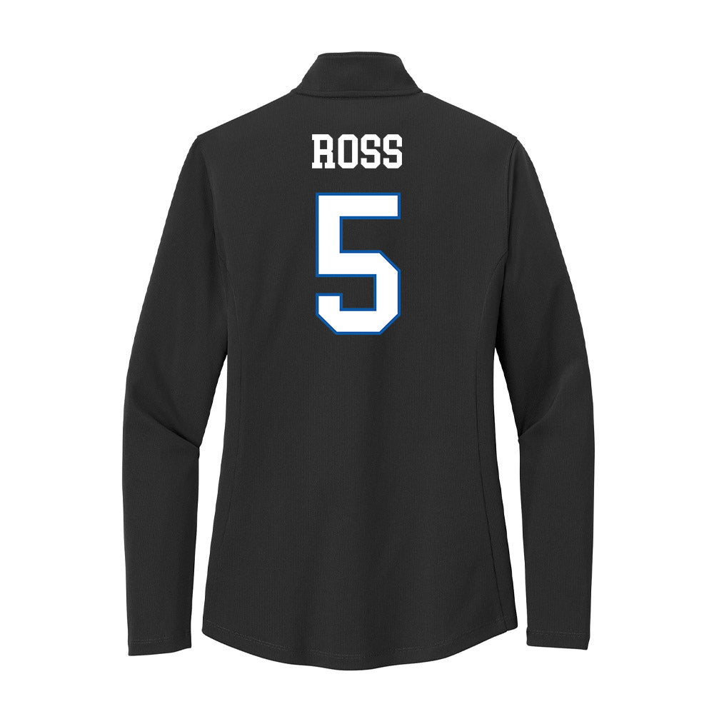 UNC Asheville - NCAA Women's Basketball : Sophia Ross - Women's Lightweight Quarter Zip Jacket-1