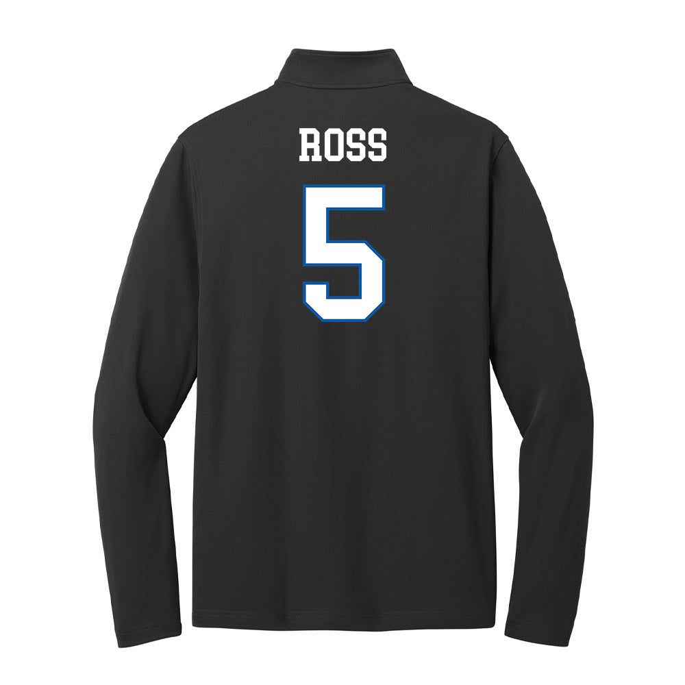 UNC Asheville - NCAA Women's Basketball : Sophia Ross - Lightweight Quarter Zip Jacket-1