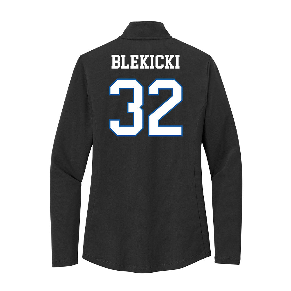 UNC Asheville - NCAA Women's Soccer : Georgia Blekicki - Women's Lightweight Quarter Zip Jacket-1