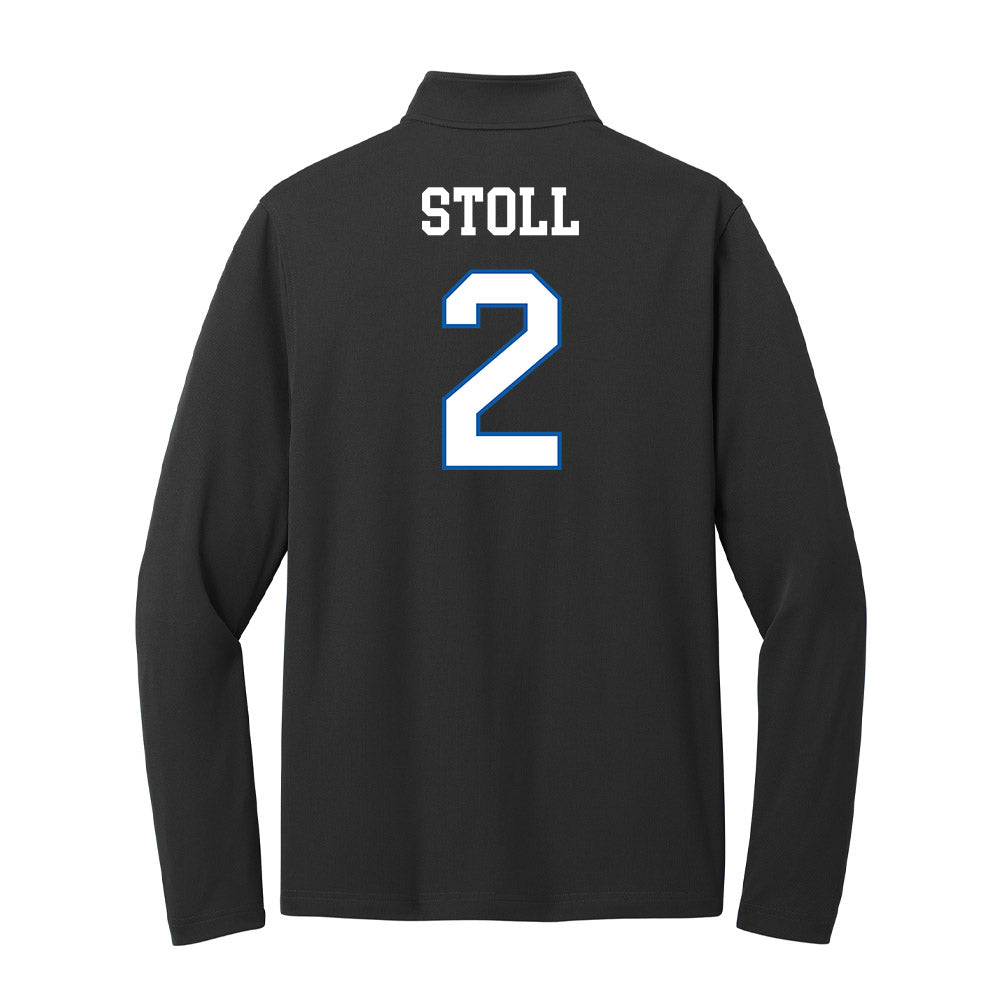UNC Asheville - NCAA Women's Soccer : Campbell Stoll - Lightweight Quarter Zip Jacket-1