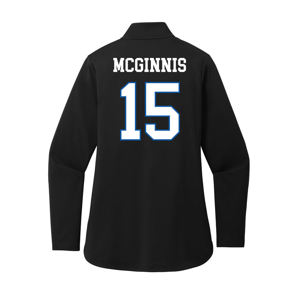 UNC Asheville - NCAA Baseball : Coleman McGinnis - Women's Premium Quarter Zip Jacket-1