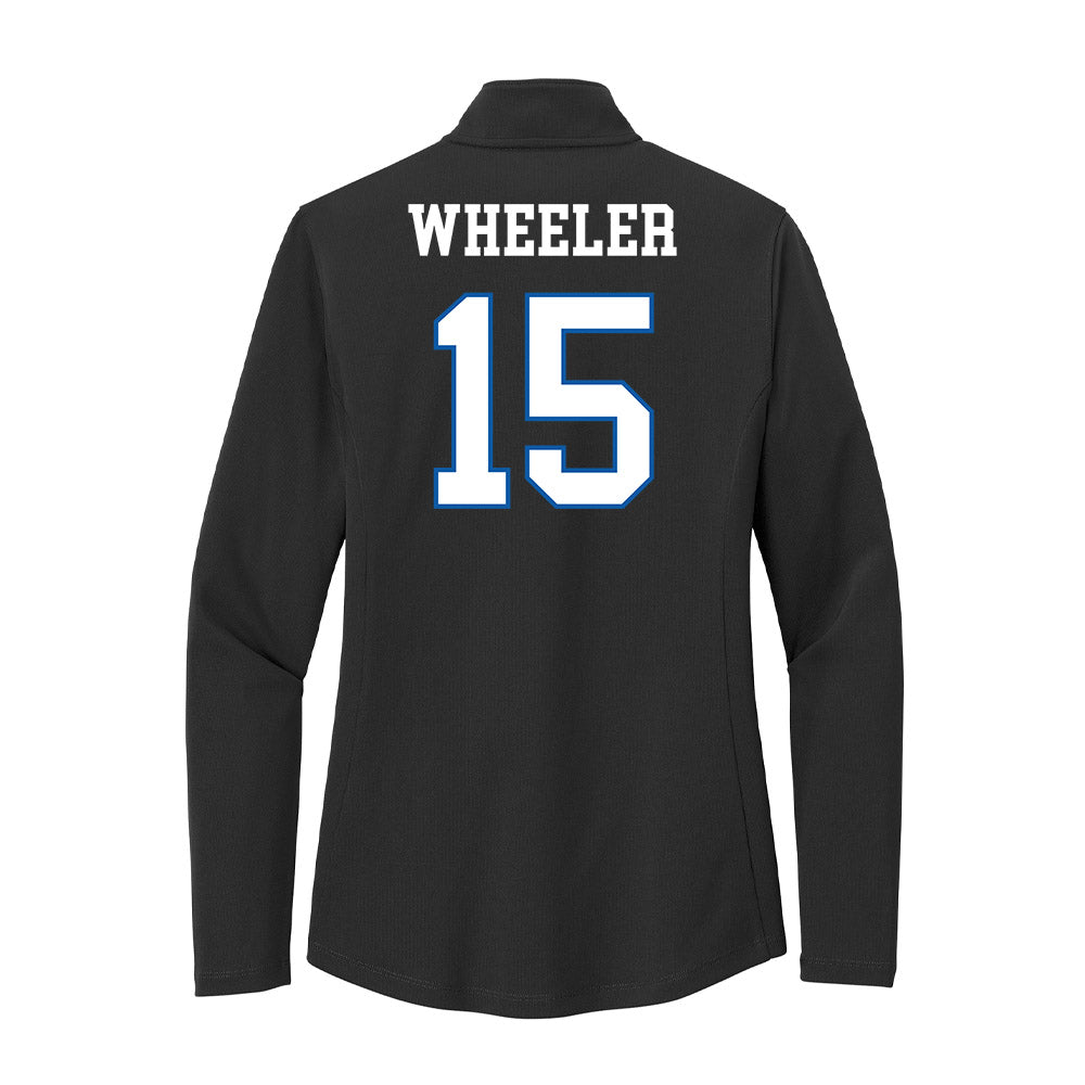 UNC Asheville - NCAA Women's Soccer : Karys Wheeler - Women's Lightweight Quarter Zip Jacket-1