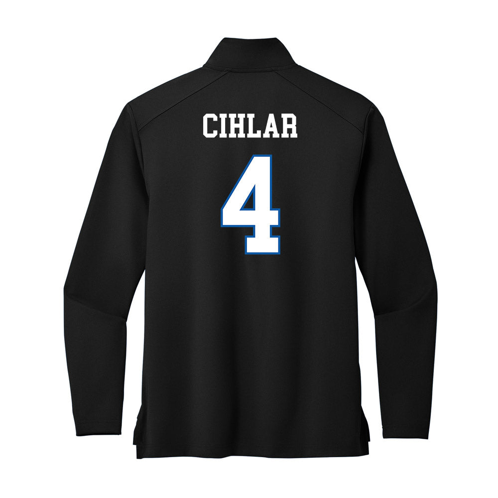 UNC Asheville - NCAA Women's Soccer : Makayla Cihlar - Premium Quarter Zip Jacket-1