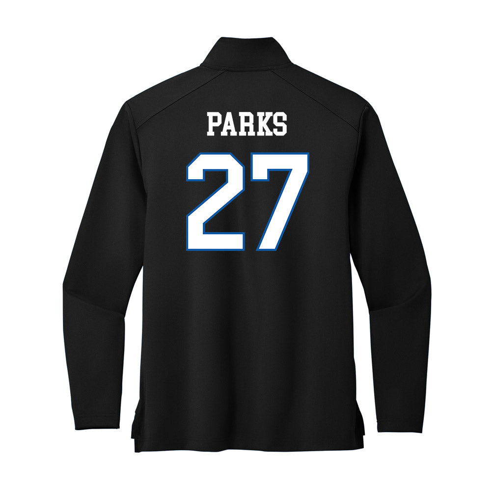 UNC Asheville - NCAA Baseball : Tyler Parks - Premium Quarter Zip Jacket-1