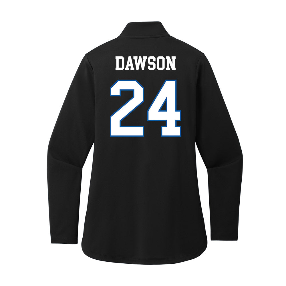 UNC Asheville - NCAA Women's Soccer : Maleigh Dawson - Women's Premium Quarter Zip Jacket-1